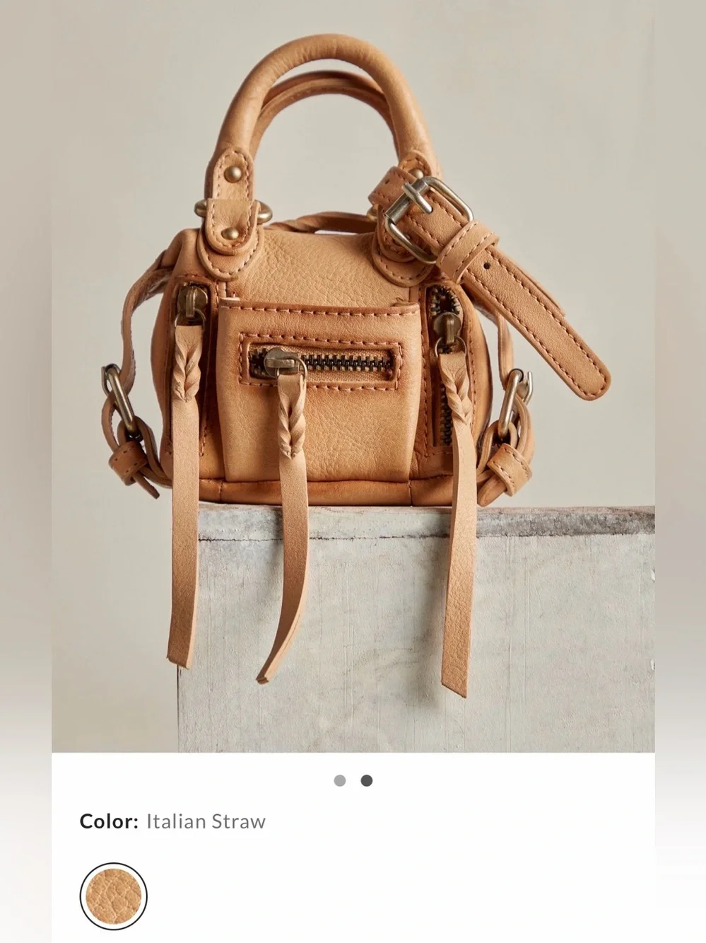 Free People Bag Charm Bundle-Micro Emerson, Swag Charm, & Keychain
